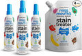 Miss Mouth's Messy Eater Stain Treater Ultimate Refill Bundle - 4oz 3-Pack Spray &amp 16oz Refill Pouch - Laundry Spot Cleaner for Baby Clothes &amp Fabric