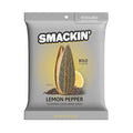 SMACKIN' - Jumbo Roasted Sunflower Seeds No Salty Burn American Made Easy Pour &amp Seal - Lemon Pepper 4oz bag (12 Bags)