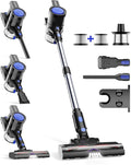 Cordless Vacuum Cleaner 45KPA Stick Vacuum Cleaners for Home with Up to 45 Mins Runtime 6-in-1 Rechargeable Lightweight Vacuum with Powerful Suction for Carpets Pet Hair Hardwood Floors