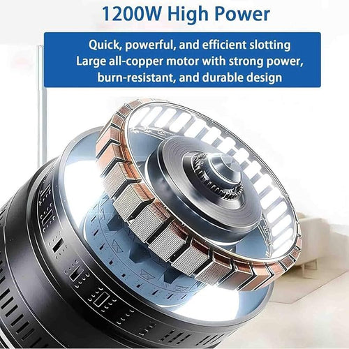 1200W Electric Tile Seam Cleaning MachineGrout Removal Tool9000RPM High SpeedTile Joint Slotting &amp CleaningCeramic Porcelain Floor Regrouting &amp Repair 4*sawblade