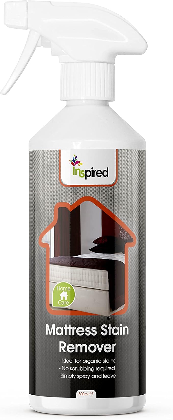 Inspired - Professional Mattress Stain Remover Removes Organic Stains Blood Urine &amp Feces 500ml