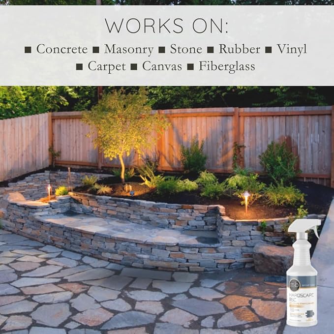 Hardscape BSC Headstone Cleaner for Grave Cleaning - Ideal for Cleaning Headstones Tombstones and Memorials - by MB Stone Care (QUART SPRAY) (2)