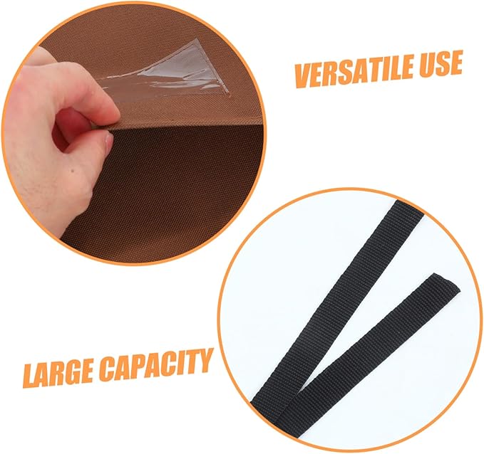 Heavy Duty Cleaning Supply Storage Bag for Housekeeping Carts Versatile Organizer for External Trash Bags and Cleaning Supplies Elegant Design for Hotels
