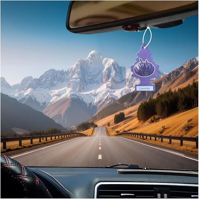 5/20pcs Lavender Scented Car Air Freshener - Natural Tea-Scented Hanging Air Fresheners for Car Interior Accessories(10pcs Lavender)