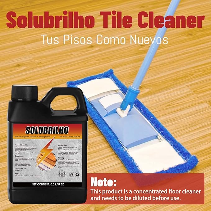 Tile Cleaner Original Floor Cleaner Heavy Limpa Pisos Deep Cleaning Multipurpose Powerful Stain Removing Liquid for Floors Bathroom Shower Kitchen (1 2 PCS)