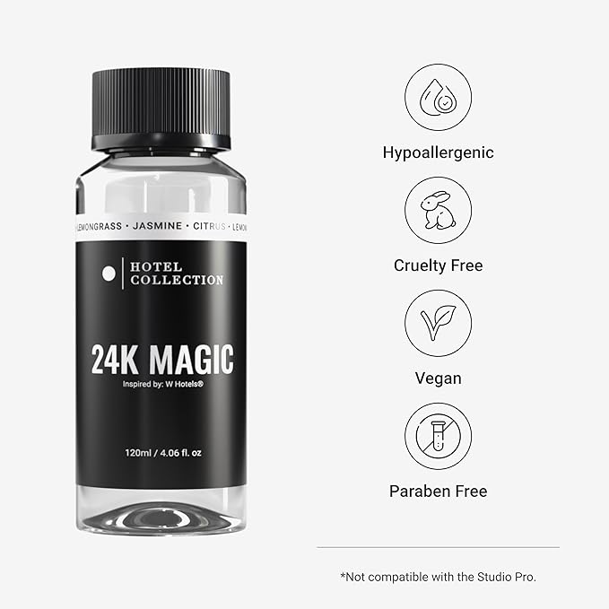 Hotel Collection Diffuser Oil - 24K Magic - Aromatherapy Essential Fragrance Oil - Citrus Lemongrass and Jasmine - 120mL 4.1 Fl oz