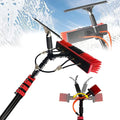 Window Cleaning PoleWater Fed Telescopic BrushPhotovoltaic Panel Cleaning Tool35Cm Brush Headfor Cleaning photovoltaic&amp Solar Panels Other Cleaning Activities12FT/3.6M