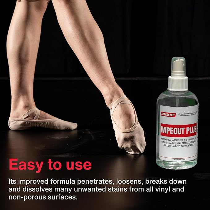 Wipeout Plus 8 Oz Pump Spray Bottle Tape Adhesive Remover Tape Residue and Scuff Remover
