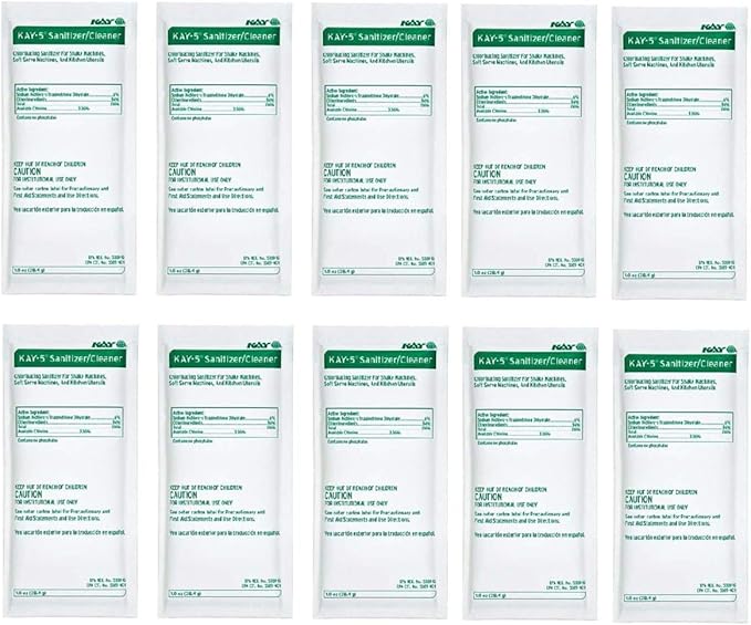 K 5 Chlorinating Cleaning Powder Lot of 10 1 oz Packets
