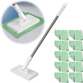 Snap Grip Mini Dry &amp Wet Mop for Multi-Surface with 5 Cloths