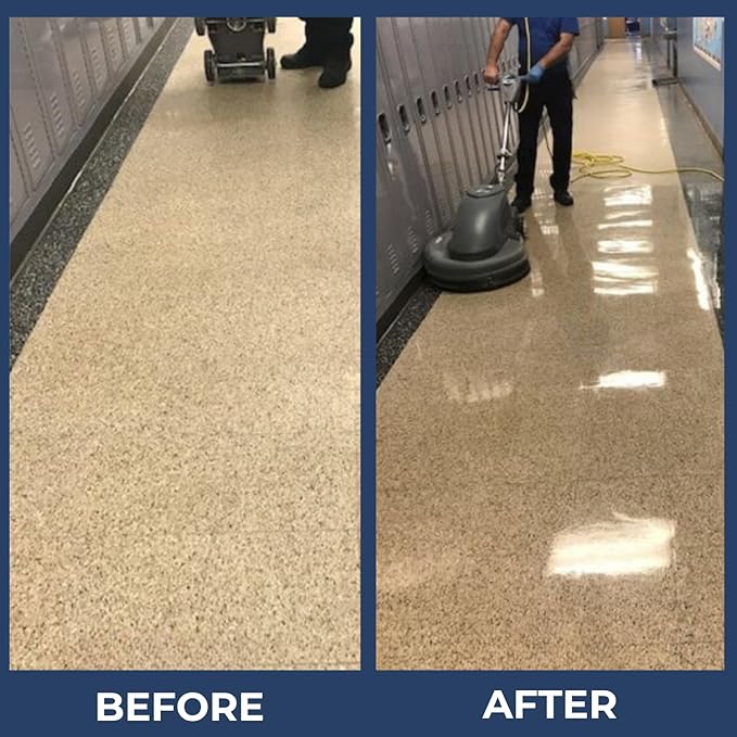 UltraShield Ready To Use (RTU) - High-Gloss Floor Finish Scratch-Resistant Slip-Reducing Dust-Free Spray Bottle - Includes 2 Heavy Duty Spray Triggers Case of (12 x 32 oz)