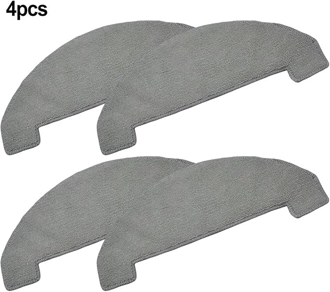 4pcs Mop Cloth Compatible for Proscenic Q8 Robot Vacuum Cleaner Spare Parts Household Cleaning Replacement Accessories