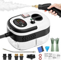 2500W Handheld Steam CleanerPortable Car Steamer For Auto DetailingHigh-Temperature and Pressure Steam Cleaner For Home Steam Cleaning Machine for FurnitureKitchenGroutFloorTile (03-White)