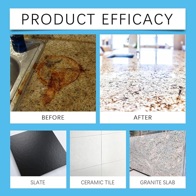 Stone Crystal Coating Agent - Kitchen Quartz &amp Tile Scratch Repair Stain Cleaner And Shine Enhancer(2PCS)