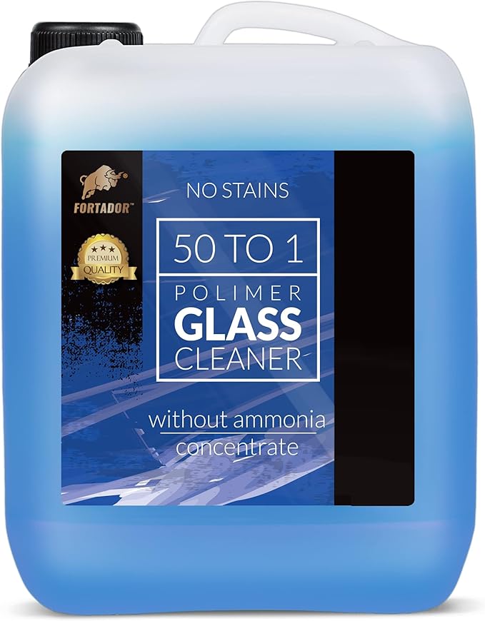 FORTADOR 50 to 1 Glass Cleaner Mirror Navigation Screen Cleaner Direct to glass/windows safe for tinted and non-tinted windows ammonia free