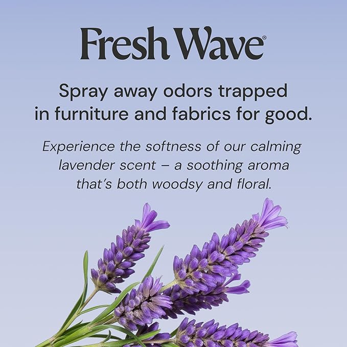 Lavender Home Odor Solutions Bundle 3-Pack 7 oz. Gel &amp 24 fl. oz. Spray