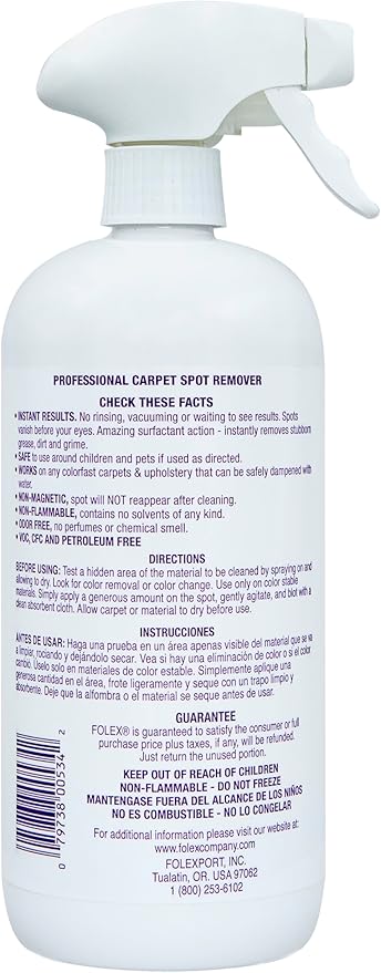 FOLEX Professional Carpet Spot Remover 34oz