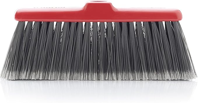 Fuller Brush Fiesta Broom Head Replacement – 10 Wide Broom Head with Split-End Bristles for Fine Dust and Crumb Pickup – Fits Adjustable Steel Handle (Sold Separately)