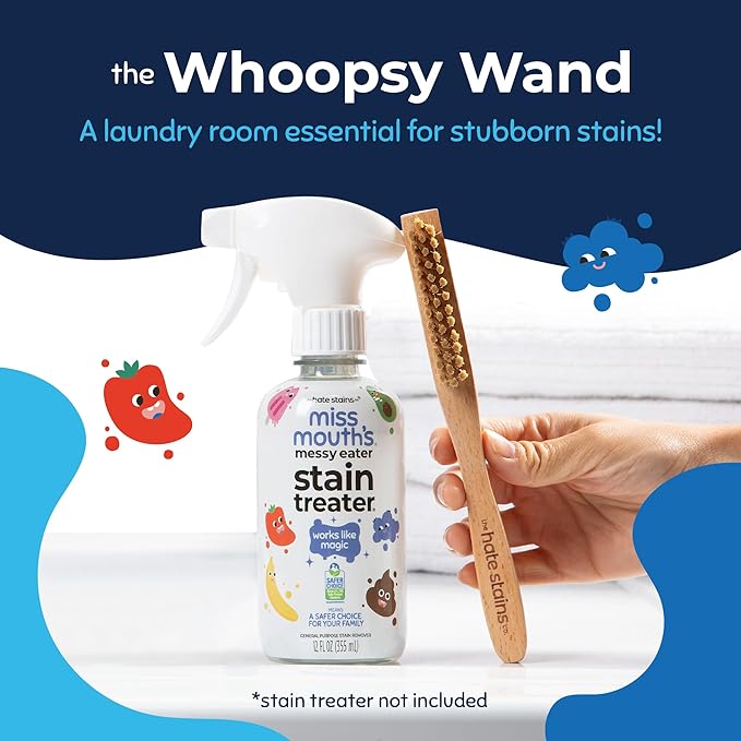 Emergency Stain Rescue Stain Remover Spray and Miss Mouth’s Messy Eater Laundry Brush