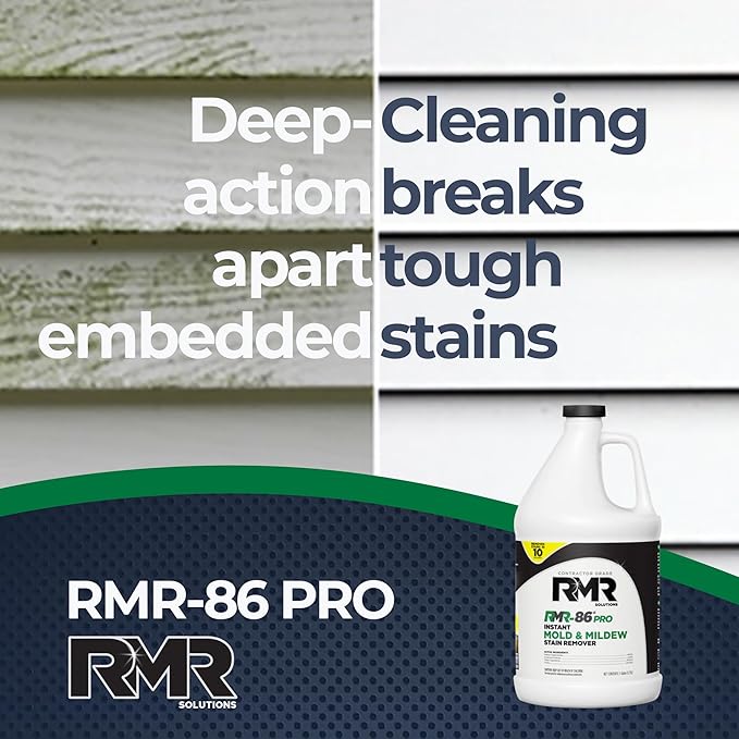 RMR-86 Pro Contractor Grade Mold Stain &amp Mildew Stain Remover Cleaning Solution Professional Quality Formula 1 Gallon