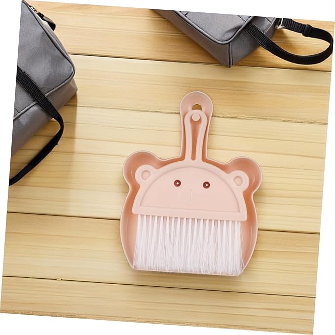 Didiseaon 6 Sets Mini Broom and Dustpan Set Portable Handheld Brush and Dustpan for Desk Bookshelf Kitchen Cleaning Lightweight and Compact Design for Small Spaces