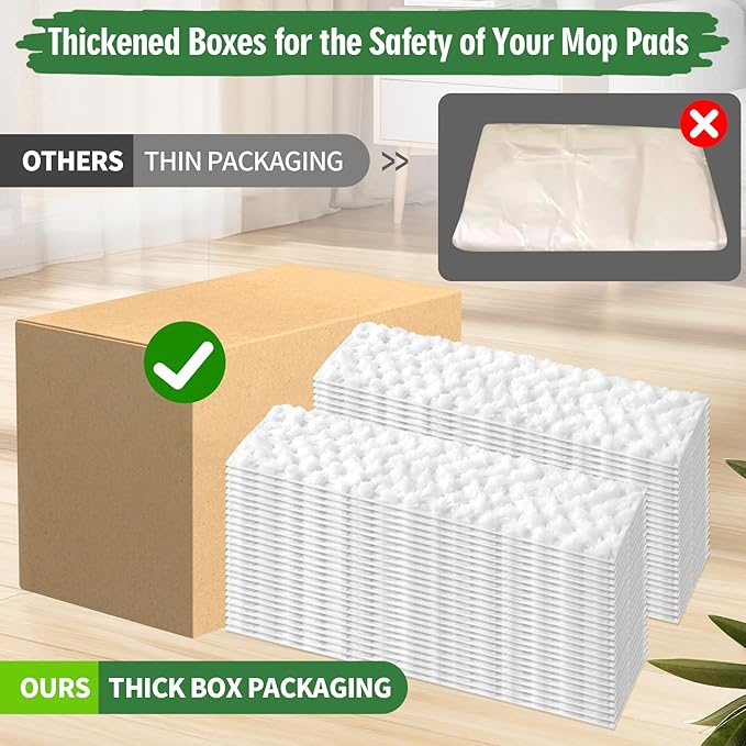 Heavy Duty Dry Sweeping Cloths Compatible with Swiffer Sweeper XL Mop Sweeper X-Large Dry Cloth Refills for Floor Mopping and Cleaning Disposable Pet Dry Pads Refills 80 Count