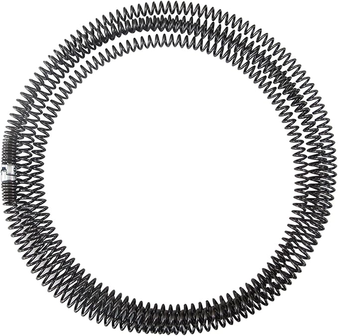Mdingbao-Compression Spring Kitchen Toilet Eco-Friendly Long Extension Spring Metal Wire Snake Drain Cleaner for Cleaning Sewer Pipe 4 Meter Good Corrosion Resistance