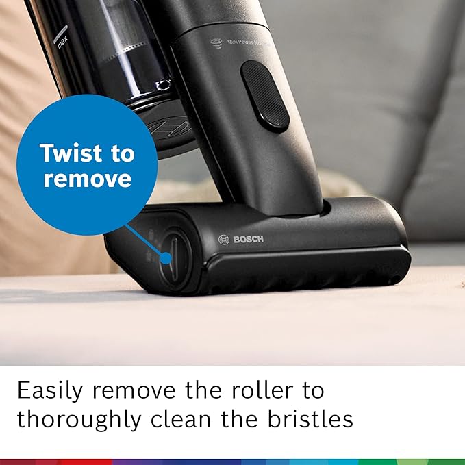 Bosch Original Accessory BHZUNGMPUC Mini Power Nozzle for Unlimited Cordless Vacuum Cleaners Motorized Nozzle Ideal for Cleaning Cars