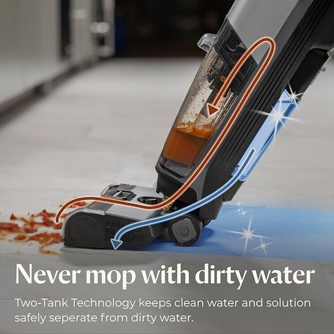 Bissell CrossWave OmniForce Cordless Multi-Surface Hard Floor Cleaner and Mop Wet Dry Vacuum with Dedicated Dry Vacuum Mode 3882