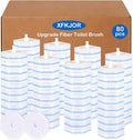 80 Count Toilet Wand Refills for Clorox Toilet Wand - Upgrade Fiber Toilet Brush 5X Cleaning Power Toilet Bowl Wand Refills No Falling Apart | Fresh Fragrance