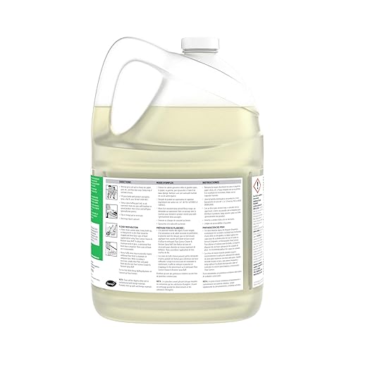Diversey Floor Science CBD540458 Professional Cleaner and Restorer Spray Buff Cleans &amp Shines with Citrus Scent Ready-to-Use 1-Gallon (Pack of 4)