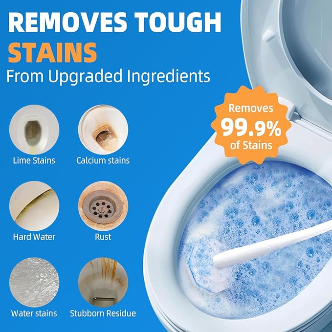 100 Count Toilet Wand Refills Disposable Toilet Brush Toilet Cleaner Refill Pads Wand Kit Scrubber Refills Compatible With Most Brushes No Falling Apart Fresh Fragrance