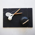 Selegna Collapsible Stone Drying Mat for Kitchen Counter – Tri-Panel Dish Drying Mat Made from Diatomaceous Earth | Quick Dry Diatomite Mat for Sink Countertop &amp Dishes (Charcoal)