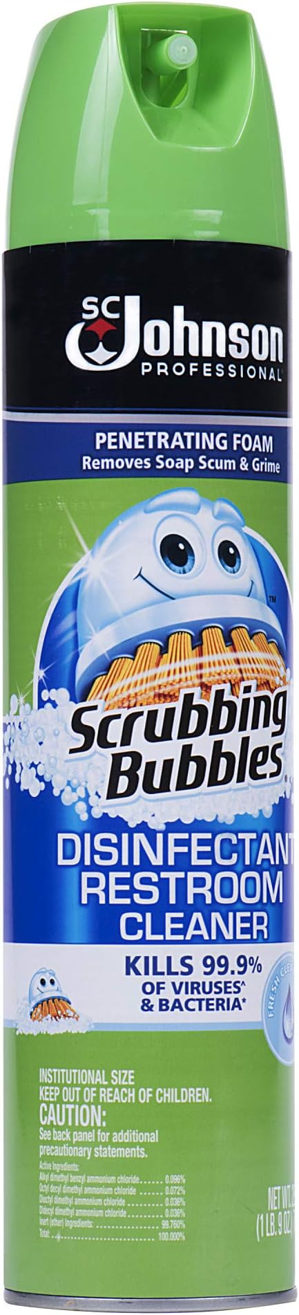 Scrubbing Bubbles Professional Disinfectant Restroom Cleaner 25 Oz (Pack of 12)