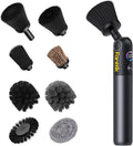 Fanttik Flip G10 Nano AutoCare Cordless Electric Scrubber Dual-Speed with 8 Brush Heads Adjustable Angle &amp Smart Display IPX7 Waterproof for Deep Car Cleaning