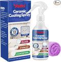 Home Ceramic Coating Spray Kit - Shine Seal &amp Protect Kitchen &amp Bath Surfaces High-Gloss Repels Stains &amp Grime Effective - Great for Stainless Steel Sinks Countertops Glass and More