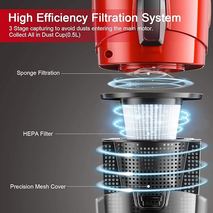 Household Vacuum Cleaner Power Suction Car Vacuum Cleaner Vertical Clean Vacuum Cleaner Handheld Sweeper Mopping Machine