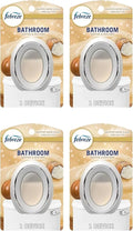 Febrezee Small Spaces Plug in Air Freshener Alternative for Home Odor Eliminator for Strong Odor 4 Count (Pack of 1) (Sooth &amp Restore)