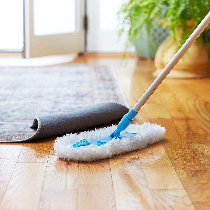 E-Cloth Flexi-Edge Floor &amp Wall Duster Reusable Dusting Mop for Floor Cleaning Floor Cleaner Ideal for Harword Tile Laminate and Other Hard Surfaces 100 Wash Guarantee 1 Pack