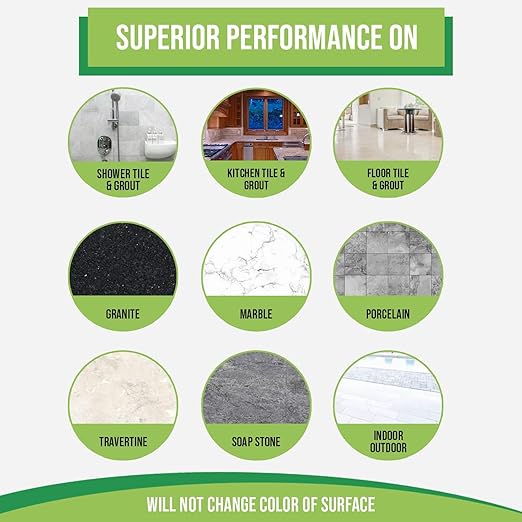 Seal It Green Xtreme Heavy Duty Professional Grout Sealer-Breathe Easy Stain Block Technology. Odorless Non-Toxic Zero VOC-Seals &amp Protects. Lasts 5+ Yrs. 800+ SF Coverage