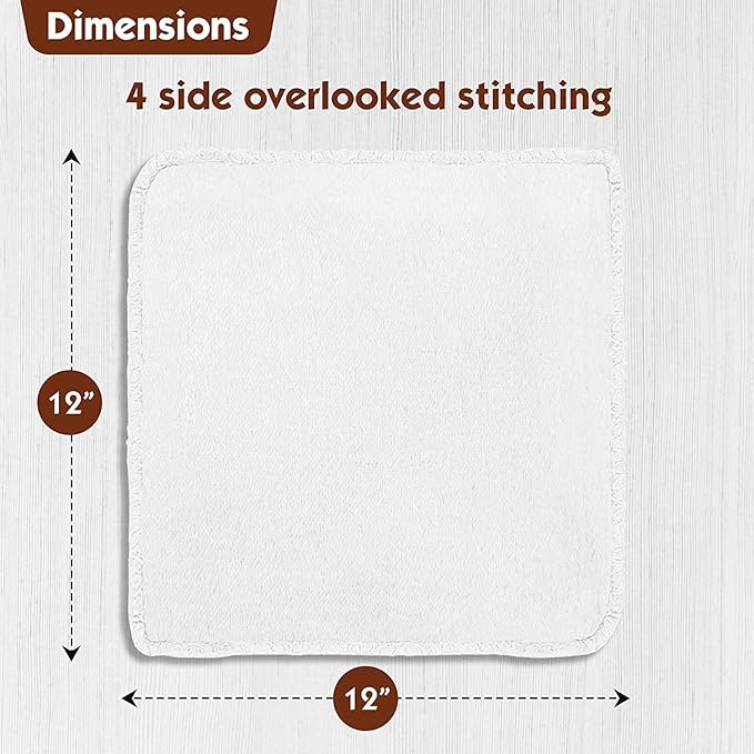 Nabob Wipers Auto Mechanic Shop Towels 500 Pack Bulk Shop Rags 100% Cotton Size 14x14 Commercial Grade (500 Pack White)