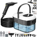Pressurized Steam Cleaner 3-Level Adjustable Handheld Steamer Cleaning for Home 15s Fast Heat-Up &amp 47.3oz Tank 2500W Multi-Surface Portable Steamer with 39 Accessoriesfor Floor/Grout/Car