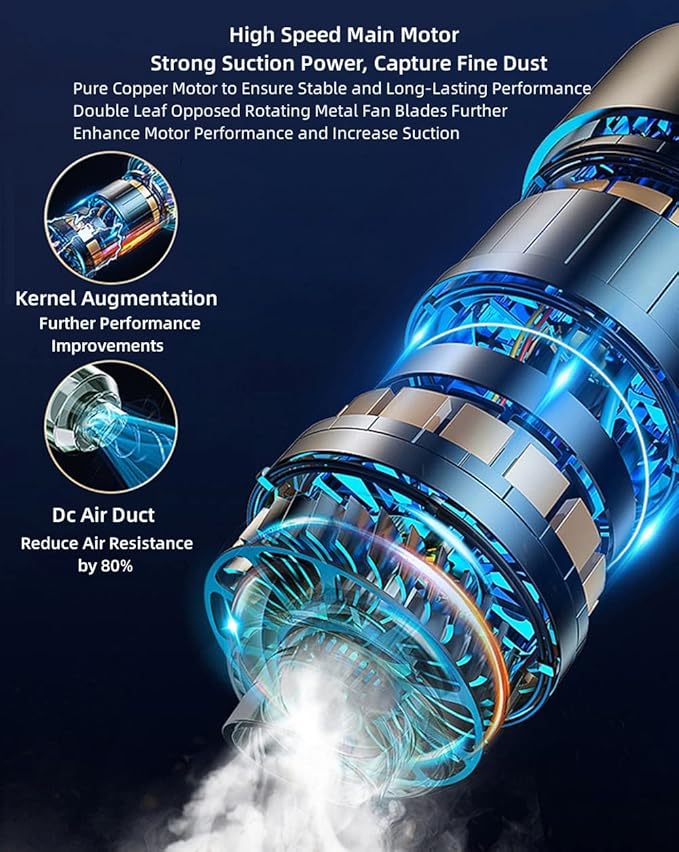 Stick Corded Vacuum Cleaner and Mop All in One Corded Wet Dry Vacuum Cleaner with Water Tank Floor Cleaner Machine 12000Pa Suction Lightweight Upright Vacuum and Mop Combo for Home Office Pet Hair
