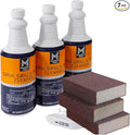 Commercial Oven Grill and Fryer Cleaner 32 oz 3 pk Comes With 3 Grill Griddle Cleaning Brick Block