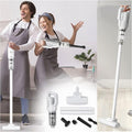20000Pa Powerful Suction Cordless Vacuum Cleaner 39.37 Stick Vacuum 30 Min Run Time Lightweight White For Carpets &amp Hardwood Floors