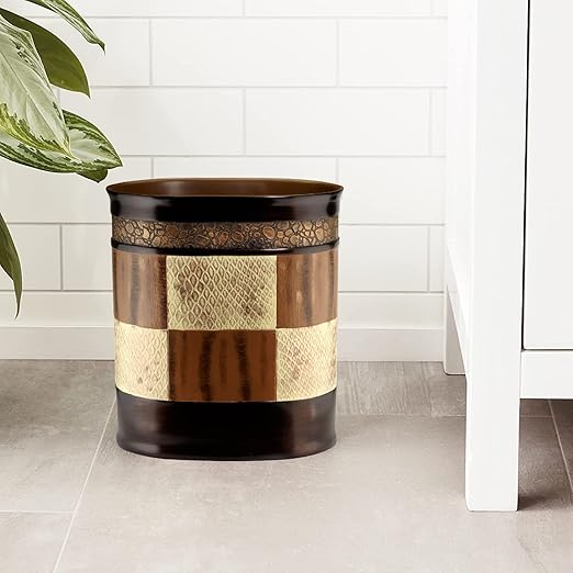 Zahari Home Decorative Trash Can for Bathroom Office &amp Bedroom - 2.1 Gallons Stylish &amp Small Trash Can for Dorms Desktop &amp Restroom - Chic Waste Basket for Compact Spaces Zambia
