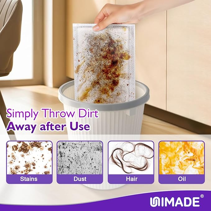 100 Count Mop Pad Refill Compatible with Swiffer WetJet Disposable Multi-Layers Mopping Pads for All Hard Surface Especially Hardwood Floor Super Absorbent Spray Mopping Pad Refills