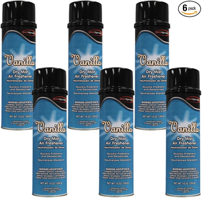 Quest 3390 VANILLA Dry Air Freshener (6 Pack)