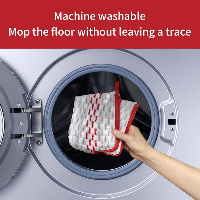 5 Pack Microfiber Mop Refills - Spray Mop &amp Flat Mop Replacement Pads | Mop Heads Replacements Compatible with ProMist MAX Washable &amp Reusable Mop Refills