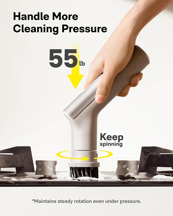 HOTO Wand™ Grout Brush and Kitchen Spin Scrubber